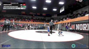 40 lbs Semifinal - Kieryn Taffe, Noble Takedown Club vs Braxton Shackelford, Lions Wrestling Academy