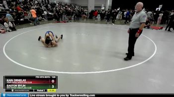 120 lbs Cons. Round 4 - Kain Ornelas, Team Zapas Wrestling Club vs Easton Bylin, Mat Demon Wrestling Club