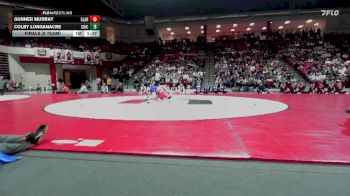 138 lbs Finals (8 Team) - Colby Longanacre, CHICKASHA vs Gunner Murray, CLAREMORE