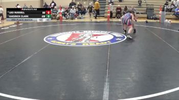 90 lbs 3rd Place Match - Leo Russell, Monticello Warriors vs Kaejrick Clark, American Outlaws Wrestling