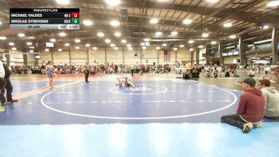 95 lbs Rr Rnd 2 - Michael Valdes, 4M Strength - MS vs Nikolas Oyervides, Gold Standard Wrestling - MS