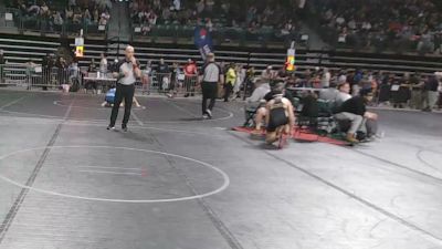 132 lbs Semifinal - Derek Miller, Southern Regional vs Nicholas Sneddon, Creekside Wrestling Academy