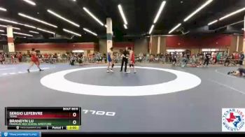 132 lbs Champ. Round 1 - Sergio LeFebvre, Texas vs Brandyn Lu, Franklin High School Wrestling