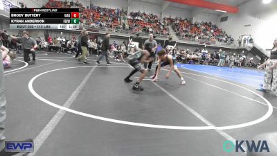 110 lbs Round Of 16 - Brody Buttery, Vian Wrestling Club vs Kyran Anderson, Fort Gibson Youth Wrestling