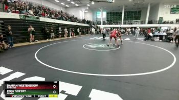 157 lbs Champ. Round 2 - Cody Seifert, Powell vs Damian Westenskow, Evanston