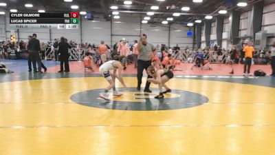 76 lbs Round 2 (10:30am Friday) - Lucas Spicer, PA Gold vs Cyler Gilmore, Florida Elite
