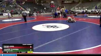 6 lbs Champ. Round 1 - Zayne Lewis, Heritage vs Cooper Claussen, Springdale High