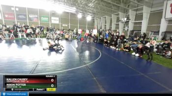 49 lbs Round 2 (4 Team) - Nixon Potter, Green River vs Kallen Causey, South Central Utah