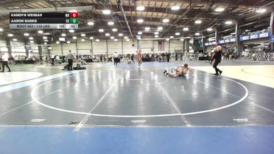119 lbs Consi Of 64 #2 - Kamdyn Weiman, MD vs Aaron Banks, SC