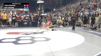 150 lbs Champ. Rd Of 128 - Rex Ayshford, MN vs Alex Lamarre, CT