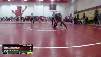 285 lbs Cons. Round 4 - Devon Washington, Warren Wrestling Academy vs Avery Villarreal, No Team