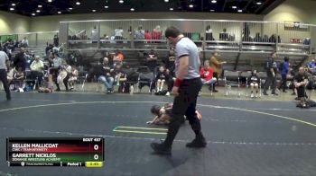 56 lbs Cons. Round 1 - Kellen Mallicoat, CIWC / Team Intensity vs Garrett Nicklos, Donahue Wrestling Academy