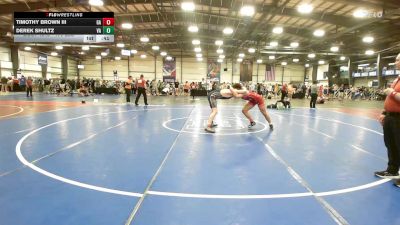 170 lbs Consi Of 32 #2 - Timothy Brown III, GA vs Derek Shultz, VA