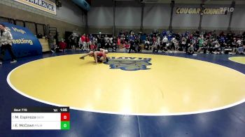 163 lbs Quarterfinal - Mason Espinoza, Buchanan vs Erik McCown, Palm Desert