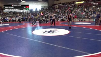 5A 138 lbs Quarterfinal - Davis Allmendinger, Little Rock Christian vs Noah Miller, Vilonia