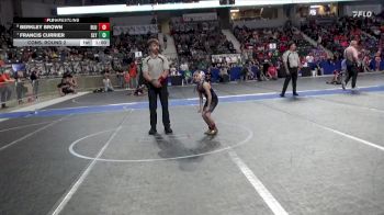 55 lbs Cons. Round 2 - Francis Currier, Slyfox vs Berkley Brown, Bluestem