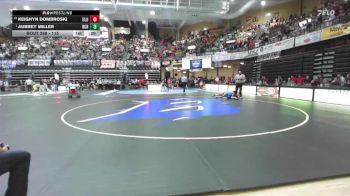 115 lbs Cons. Round 2 - Keighyn Dombroski, Ellinwood HS vs Aubrey Miller, Burden-Central Hs
