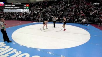 3A 157 lbs Quarterfinal - Ladd Holman, Juab vs Saxton Stradinger, Union