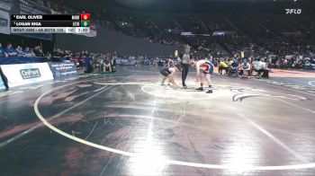 4A Boys 150 lbs 3rd Place Match - Logan Riga, Estacada Boys vs Earl Oliver, Madras Boys