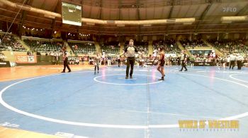 76 lbs Consi Of 16 #1 - Shion Holmes, Stl Warriors vs Jackson Miller, Waverly Area Wrestling Club