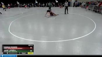 125 lbs Quarterfinal - Jamie Laswell, Arizona Girls Wrestling vs Hannah Rogers, Sebolt Women Wrestling Academy