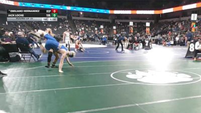 150 lbs Round Of 32 - Emiliano Hernandez, Hesperia (SS) vs Jack Locke, Turlock (SJ)