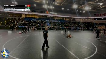 105 lbs Semifinal - Lainie Galvan, Basehor-Linwood HS vs Sophia Calpito, Charles City