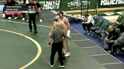285 lbs 3rd Place Match - Mason Cover, CSU Bakersfield vs Khale McDonnell, Oregon State
