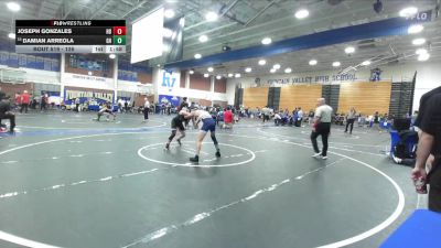 126 lbs Champ. Round 2 - Damian Arreola, Granite Hills vs Joseph Gonzales, Huntington Beach