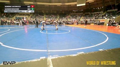 115 lbs Consi Of 8 #2 - Dominic Jacobucci, Westshore Wrestling Club vs Jaxson Boucher, Michigan Premier Wrestling Club