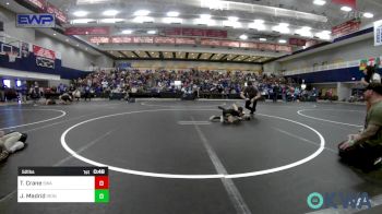 52 lbs 3rd Place - Teller Crane, Shelton Wrestling Academy vs Jaxxe Madrid, Iron Will Wrestling Club