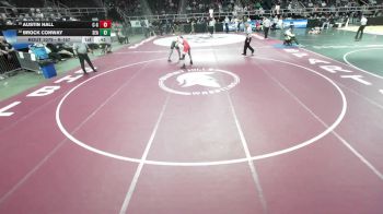 II-157 lbs 5th Place Match - Brock Conway, Seaford vs Austin Hall, Canisteo-Greenwood