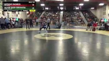 113 lbs Cons. Round 3 - Victor Giles-Cervantes, Spring Valley vs Anthony Pacheco, Las Vegas