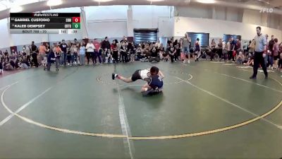 70 lbs Quarterfinal - Gabriel Custodio, Nova WC vs Kaleb Dempsey, Nova WC