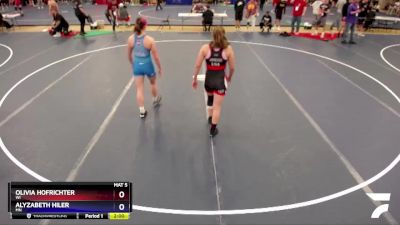 155 lbs Round 1 - Olivia Hofrichter, WI vs Alyzabeth Hiler, MN