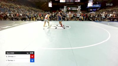 120 lbs Cons 32 #1 - Ethan Dimos, OH vs Issac Torres, CA