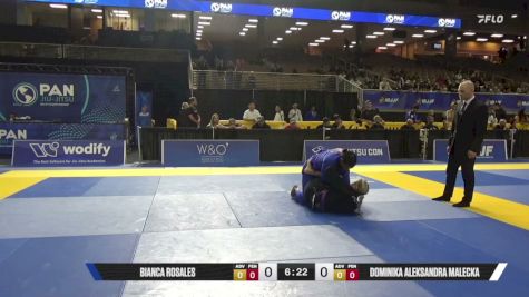 Dominika Aleksandra Malecka vs Bianca Rosales 2026 Pan Jiu Jitsu IBJJF Championship