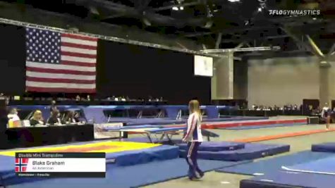 Blake Graham - Double Mini Trampoline, All American - 2021 USA Gymnastics Championships