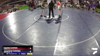 132 lbs Champ Round 1 (16 Team) - Colton Cummins, Alaska 1 vs Anastacio Martinez, New Mexico