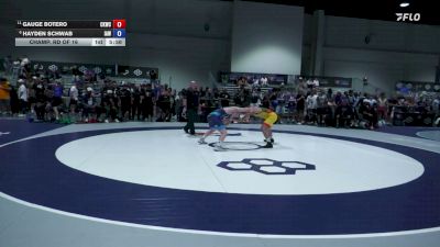 57 kg Champ. Rd Of 16 - Gauge Botero, Cliff Keen Wrestling Club vs Hayden Schwab, Immortal Athletics WC