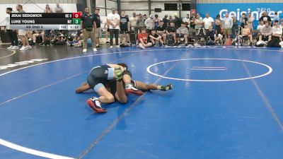 123 lbs Rr Rnd 9 - Jekai Sedgwick, NC United - BHS vs Luke Young, M2 Training Center - BHS