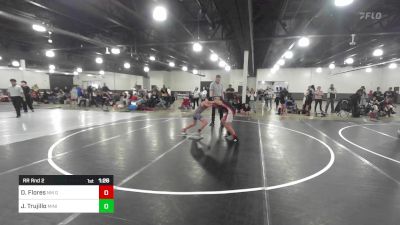 86 lbs Rr Rnd 2 - Drew Flores, NM Gold vs Jacob Trujillo, Mini Avengers