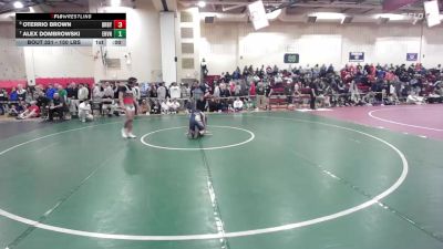 150 lbs Consi Of 8 #2 - Oterrio Brown, Derby/Oxford/Holy Cross vs Alex Dombrowski, East Haven
