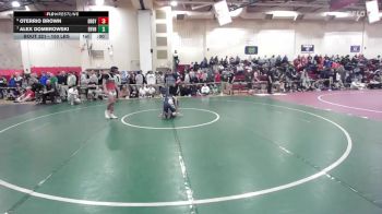 150 lbs Consi Of 8 #2 - Oterrio Brown, Derby/Oxford/Holy Cross vs Alex Dombrowski, East Haven