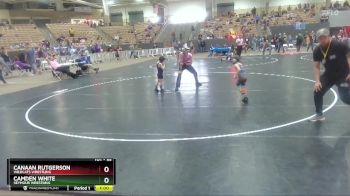55 lbs Semifinal - Canaan Rutgerson, Wildcats Wrestling vs Camden White, Seymour Wrestling