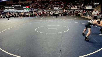 D 2 132 lbs Champ. Round 1 - Michael Nix, Caddo Magnet vs Ayden Morales, Lakeshore