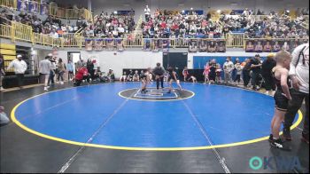64 lbs Quarterfinal - Connor Ervin, Weatherford Youth Wrestling vs Adley Cunningham, Bartlesville Wrestling Club