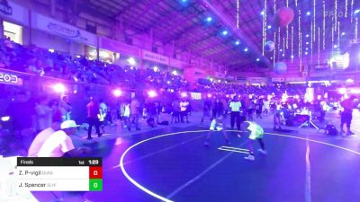 90 lbs Final - Zavian Palma-vigil, Duran Elite vs Jed Spencer, Slyfox