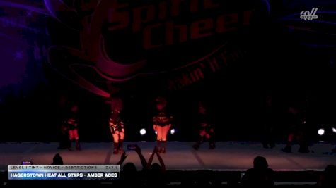 Hagerstown Heat All Stars - Amber Aces [2026 L1 Tiny - Novice - Restrictions Day 1] 2026 Spirit Cheer Grand Nationals