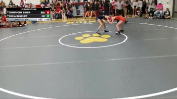 100 lbs Champ. Round 1 - Symphony Bales, North Fork High School vs Lillia Sanchez, Carbon